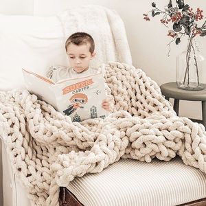 Chunky Knit Blanket